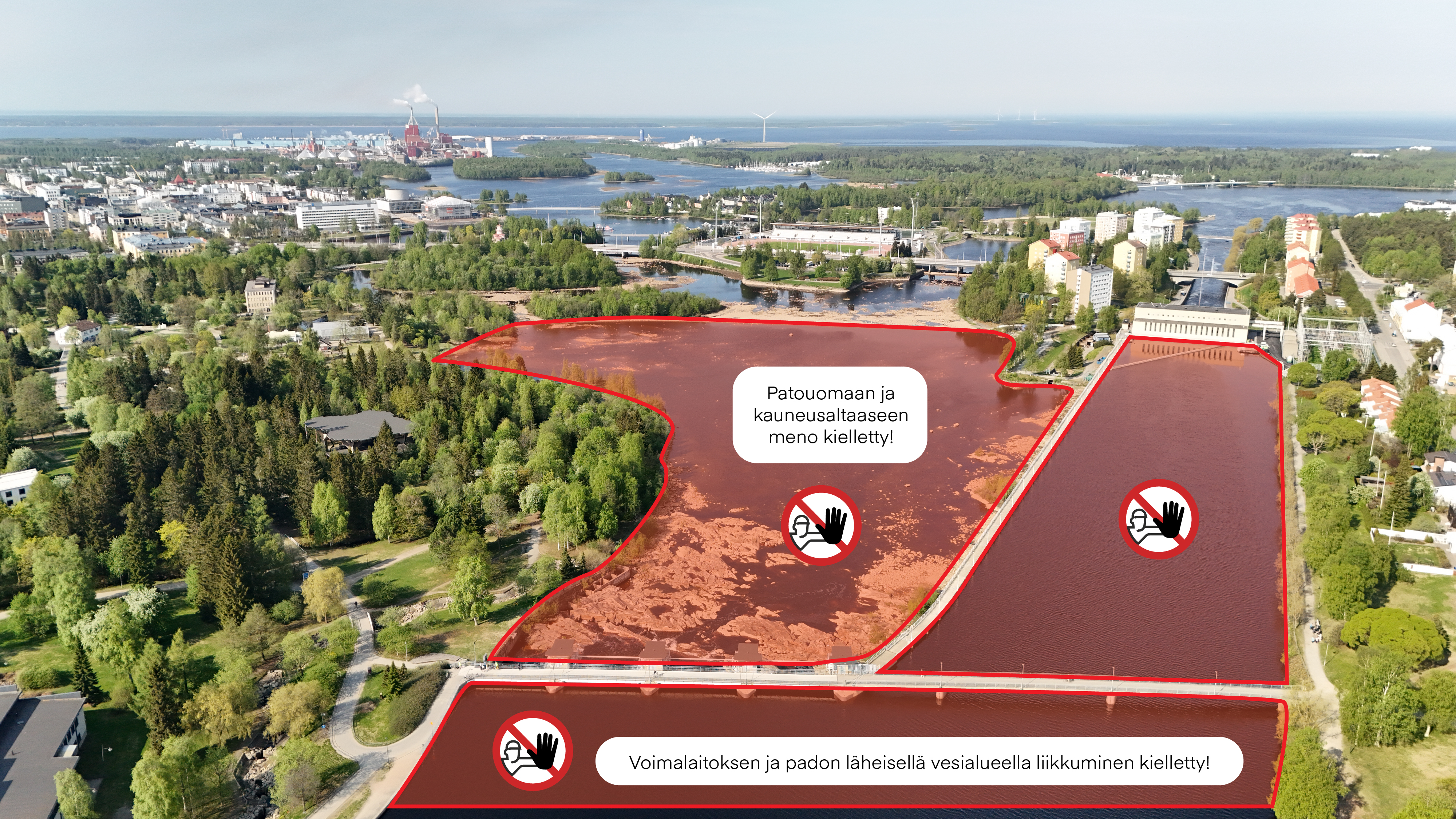 Merikosken voimalaitoksen turvallisuusohjeet