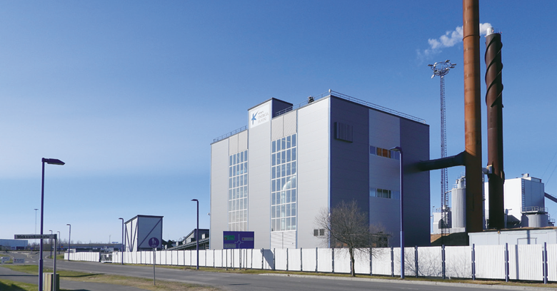 Kuvassa näkyy Kemin Energia ja Vesi Oy:n voimalaitos Kemissä. 